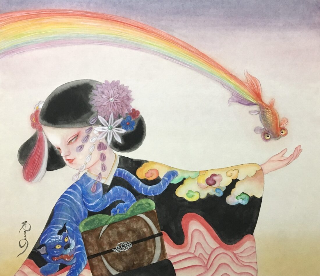 町田雨子-虹色金魚の舞