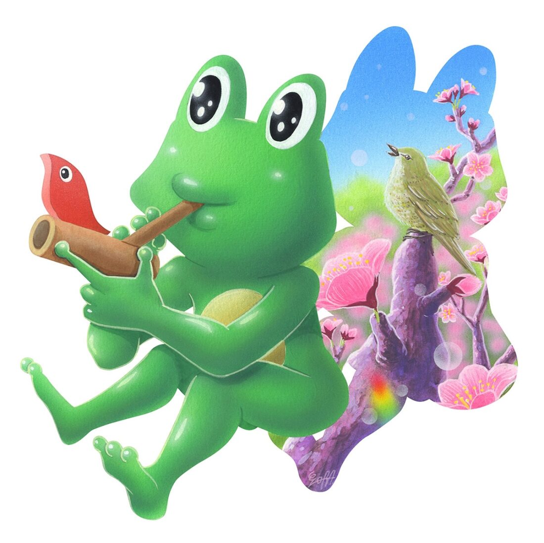 春を知らせる