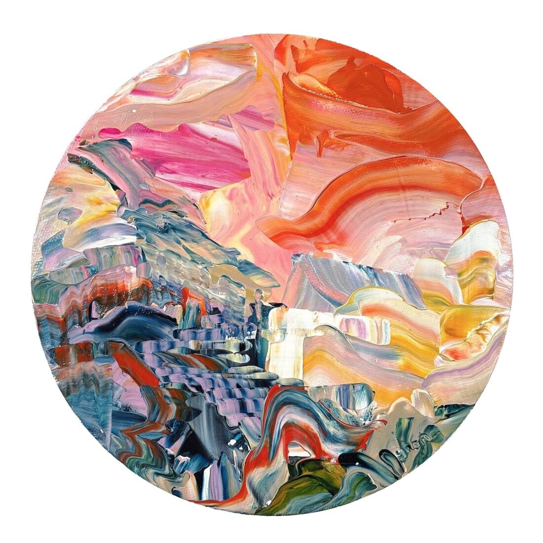 NO.33　夕映えてシアン　歩みだす朝