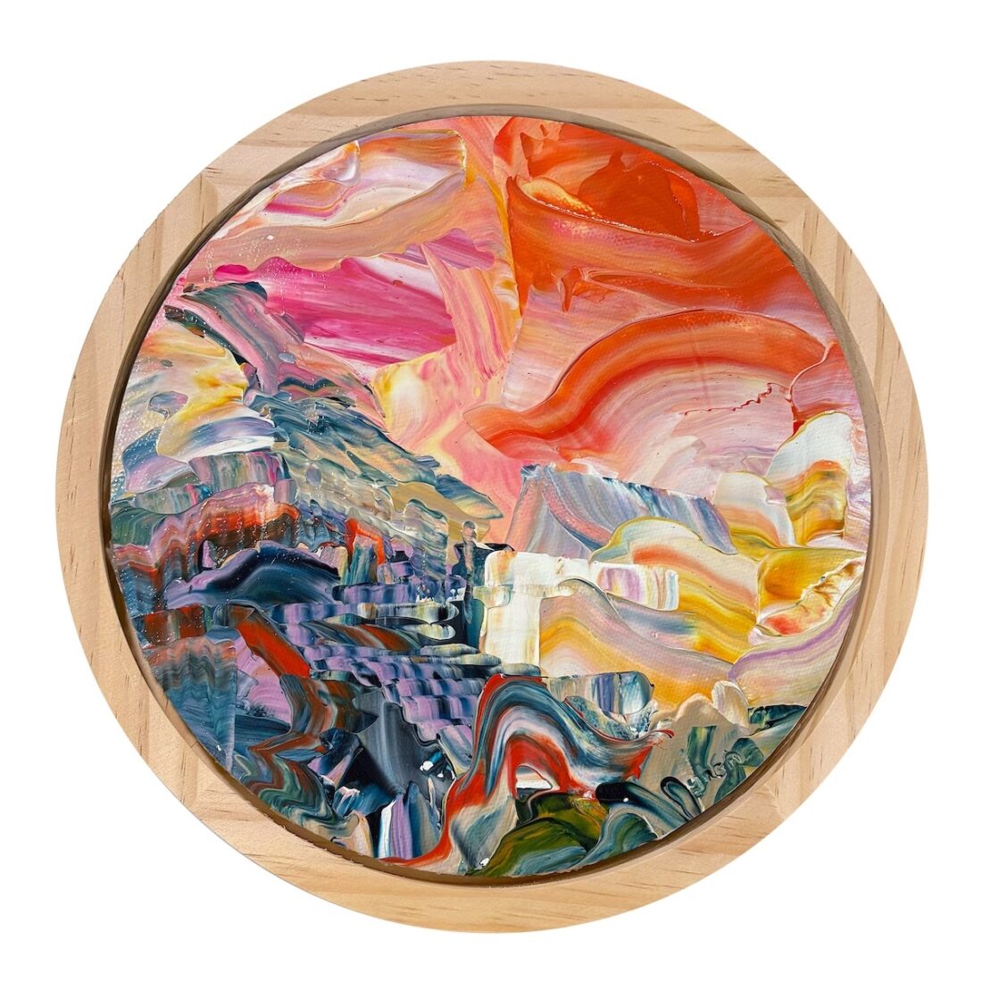 NO.33　夕映えてシアン　歩みだす朝