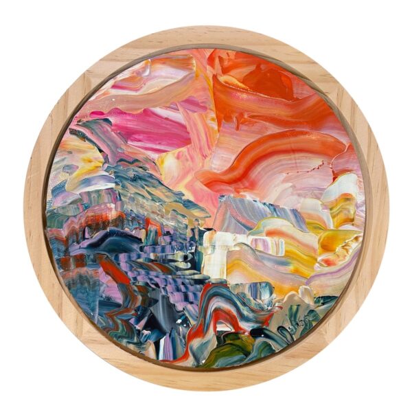 NO.33　夕映えてシアン　歩みだす朝