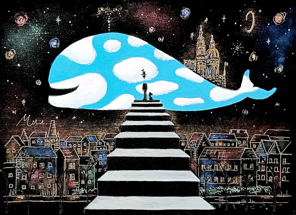 NO.39　オジサン画家MUU　どこへいくの…